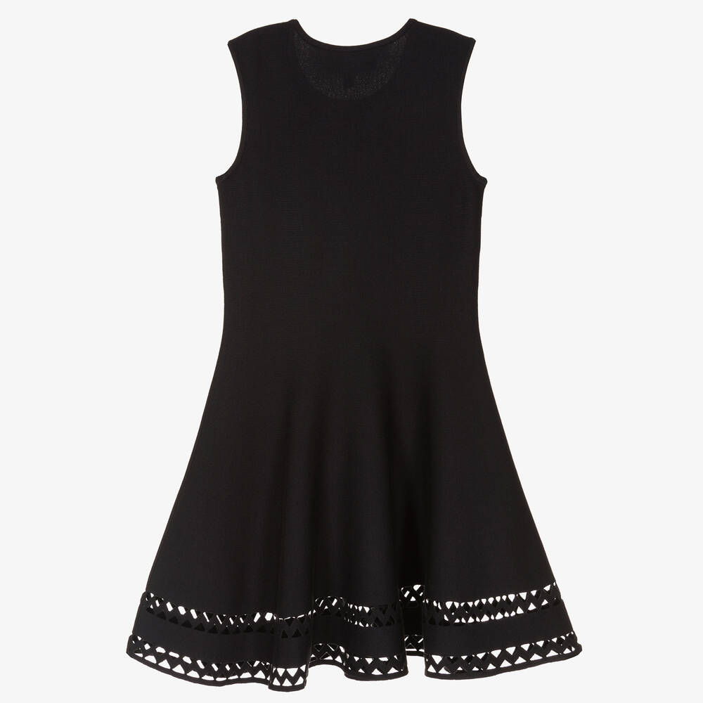 Emporio Armani-Синее трикотажное платье | Childrensalon Outlet