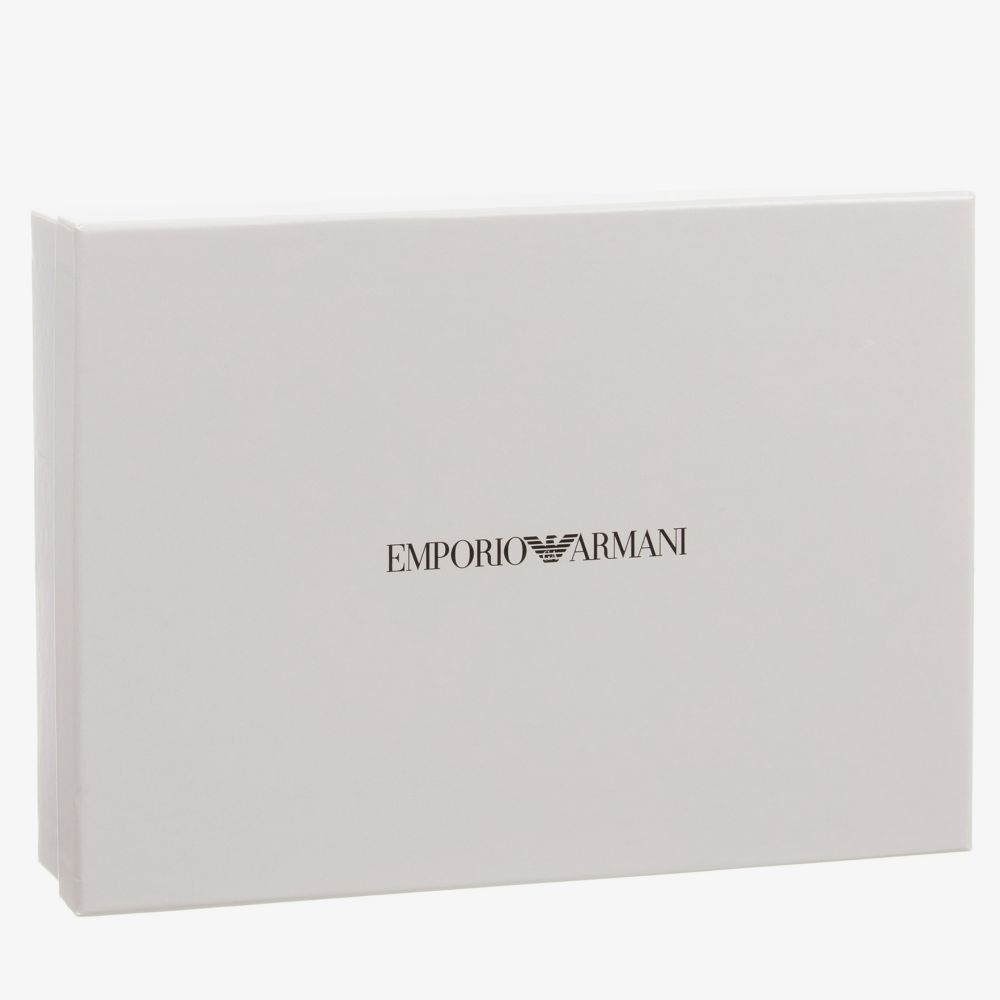Emporio Armani-Girls Pink Babygrow Gift Set | Childrensalon Outlet