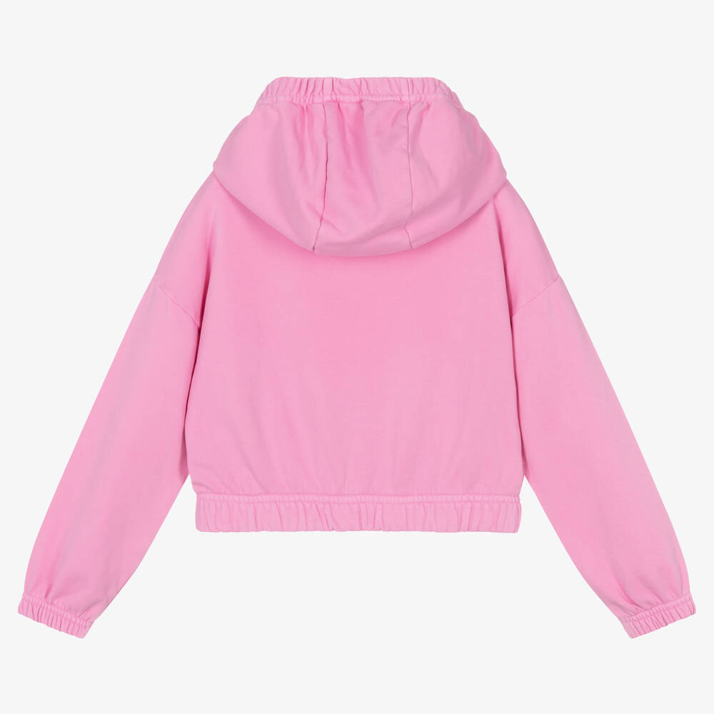 Pink armani hoodie online