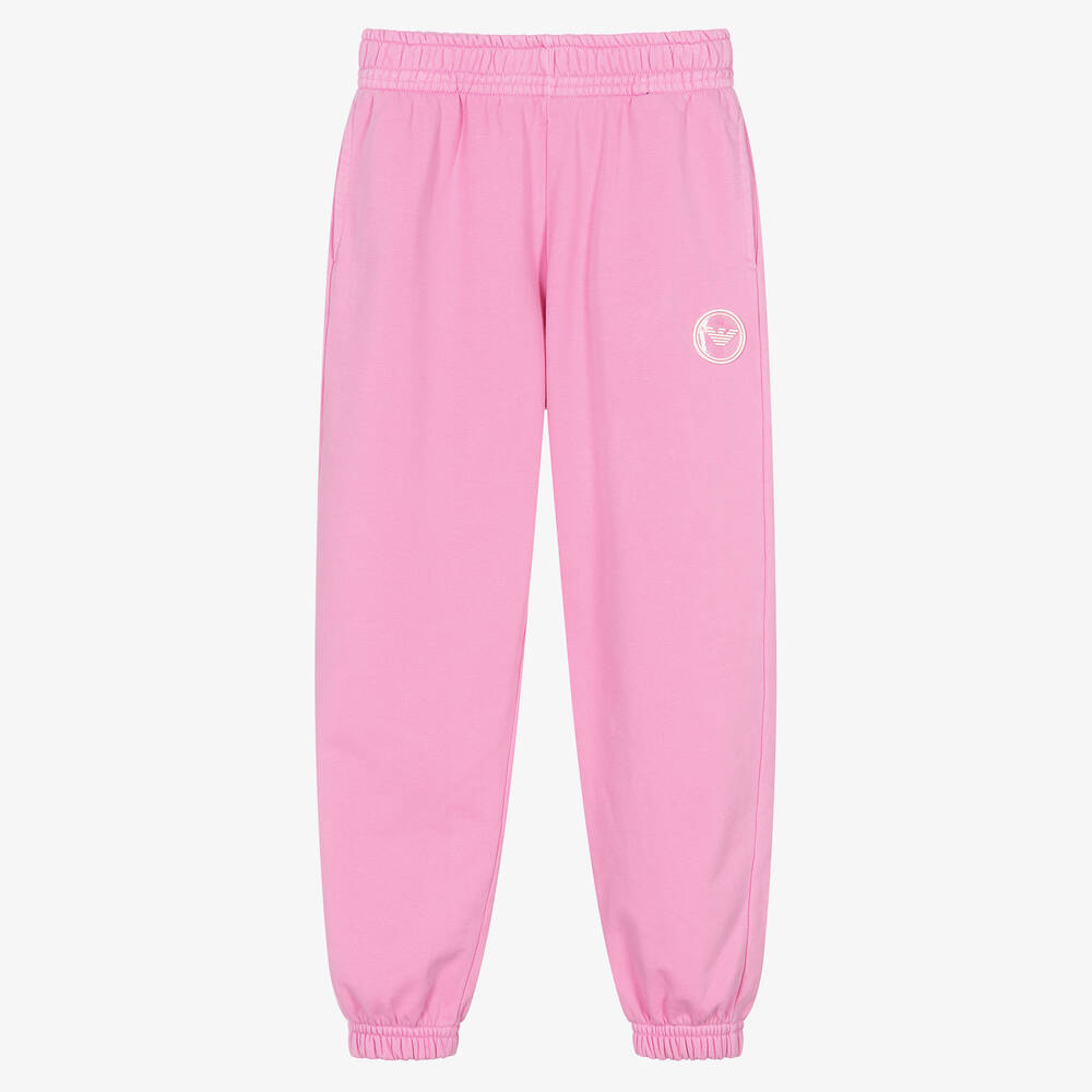 Emporio Armani - Rosa Jogginghose mit Adler | Childrensalon