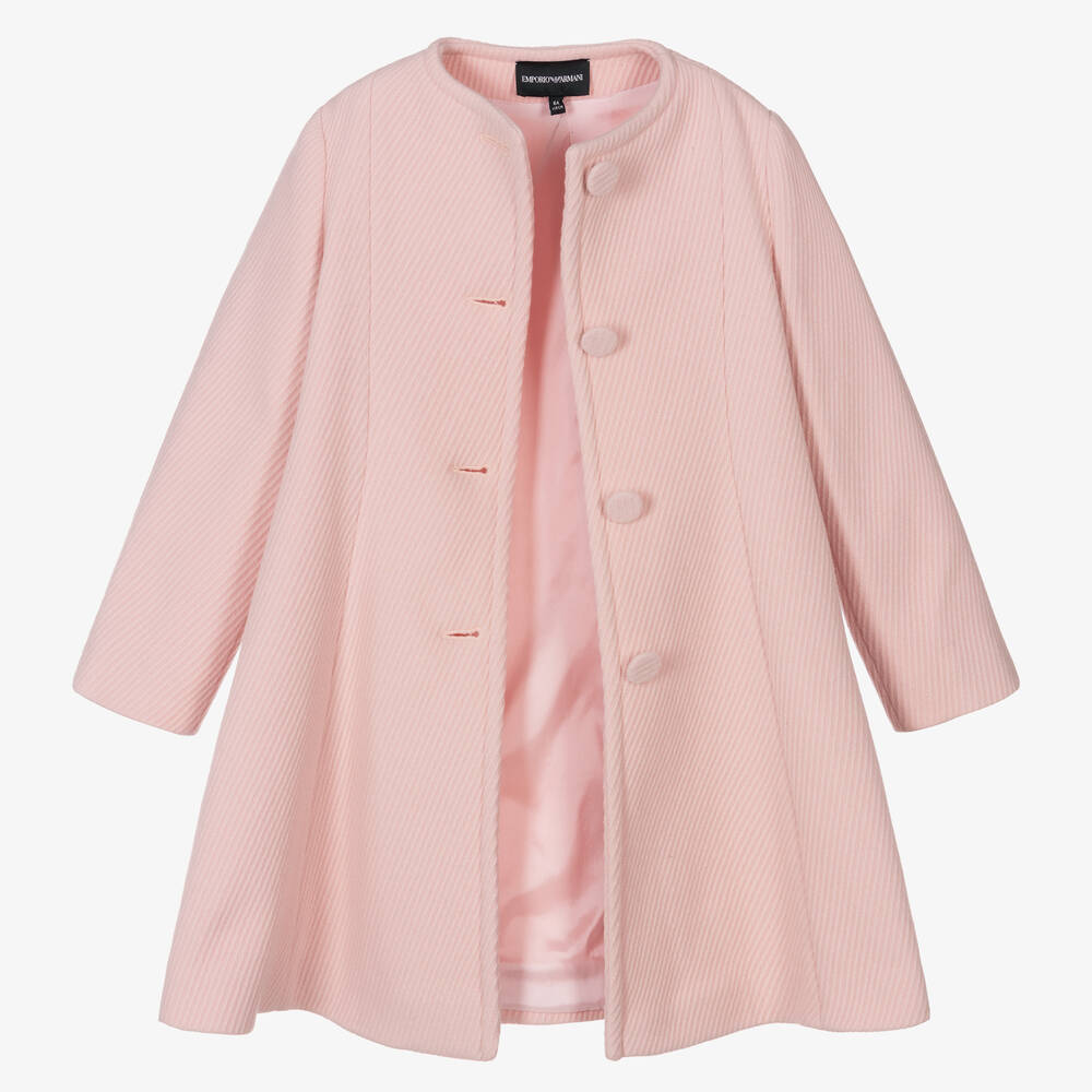 Armani pink coat online