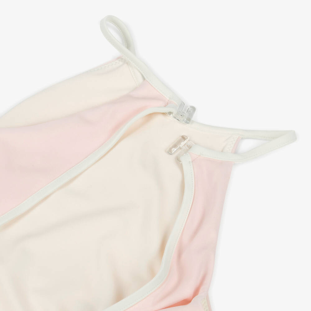 Emporio Armani-Girls Pink Swimsuit | Childrensalon Outlet