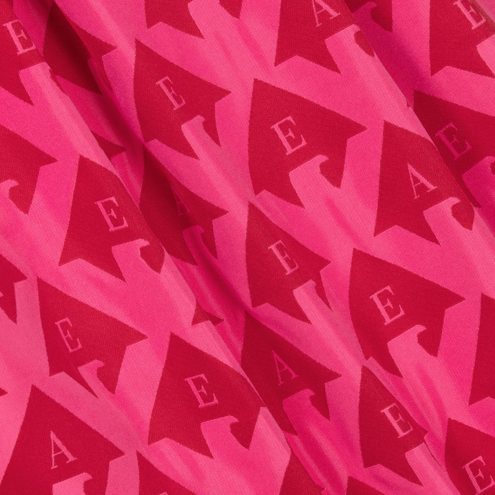 Emporio Armani-Girls Red & Pink Taffeta Skirt | Childrensalon Outlet