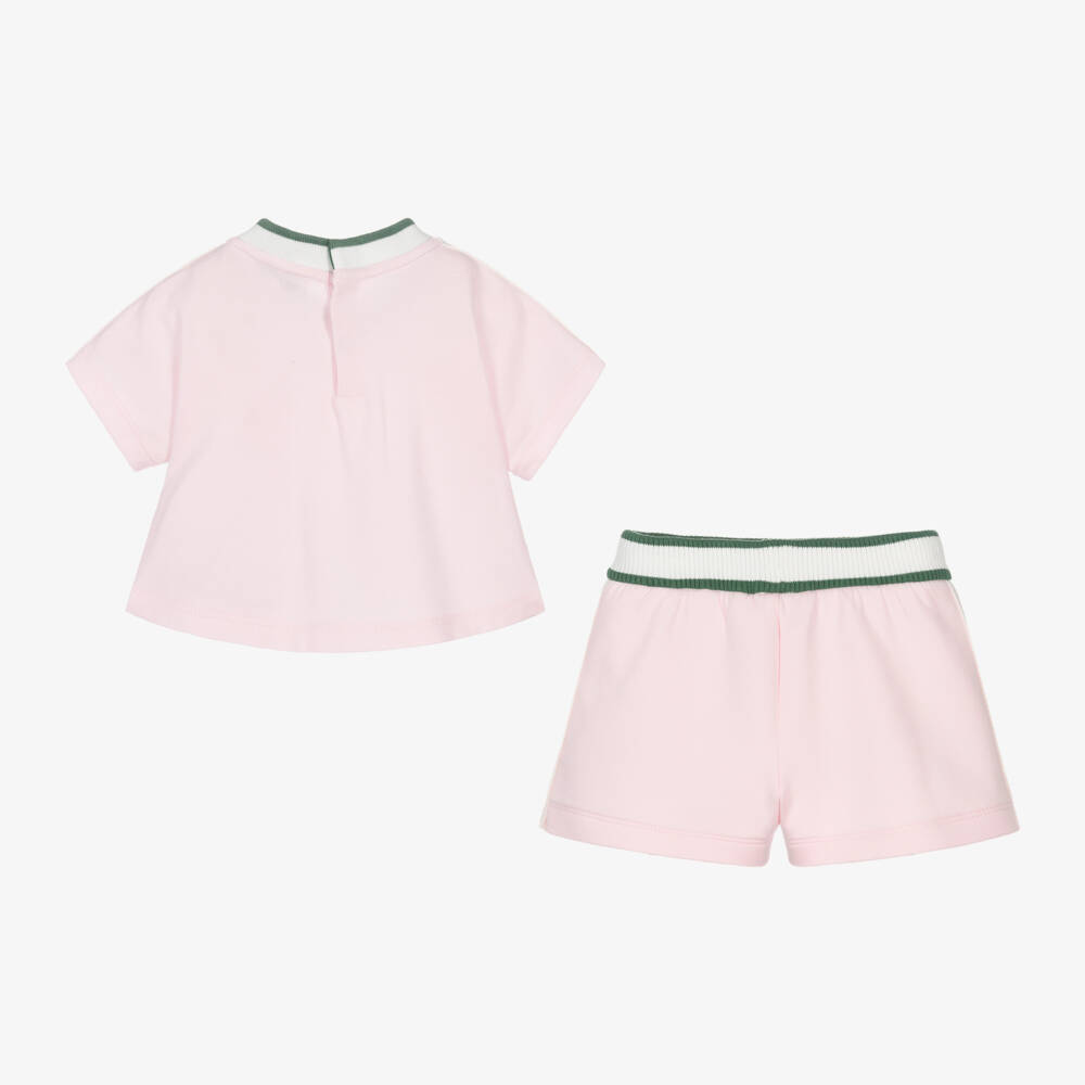 Emporio Armani-Girls Rosy Cotton Comfort Ensemble | Childrensalon Outlet