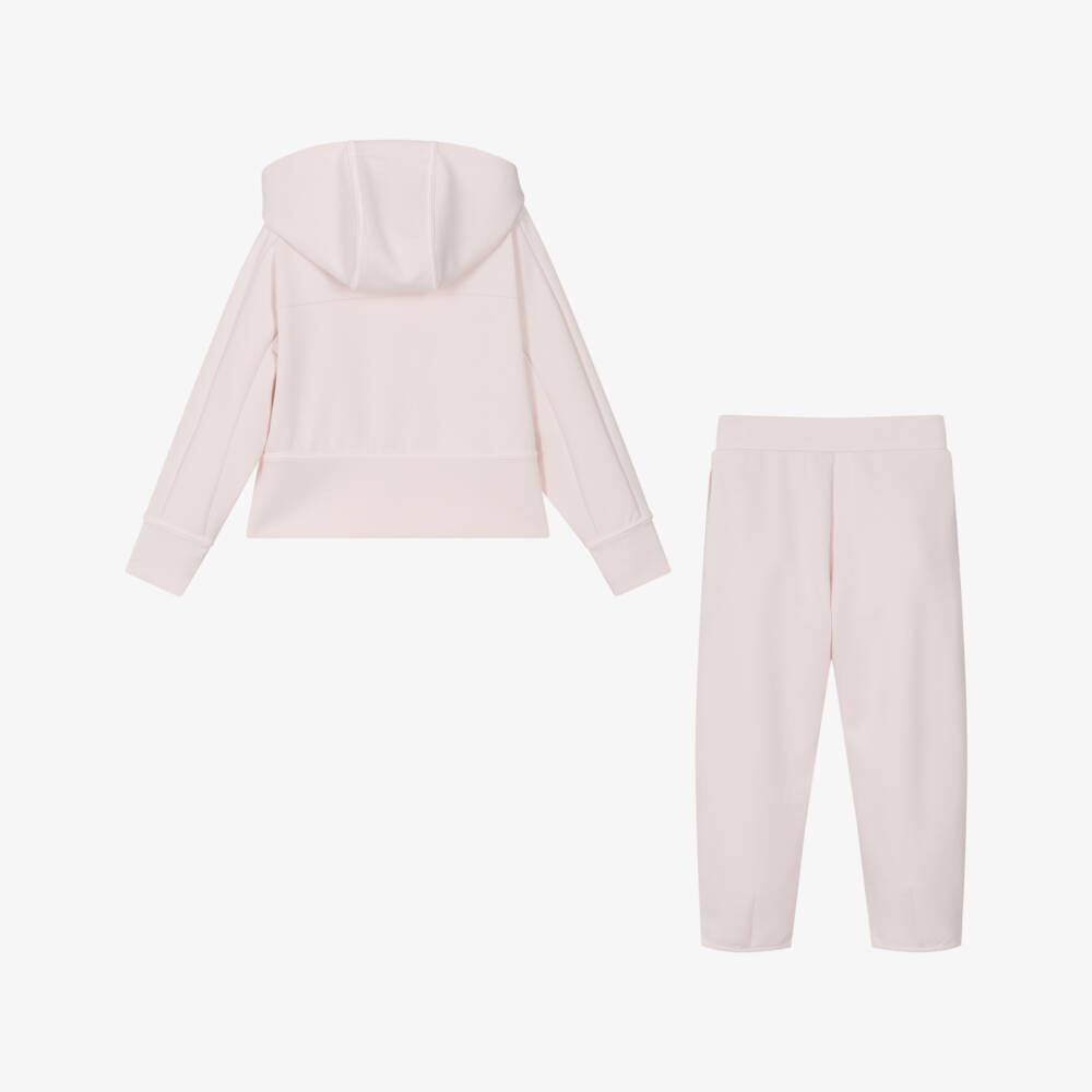 Emporio Armani-Girls Soft Blush Logo Ensemble | Childrensalon Outlet