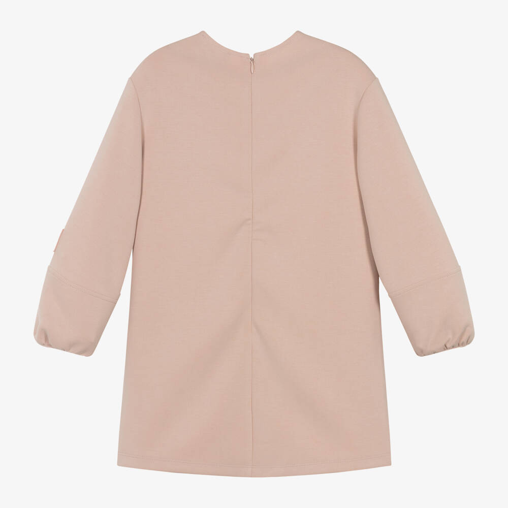 Emporio Armani-Girls Soft Pink Jersey Dress | Childrensalon Outlet
