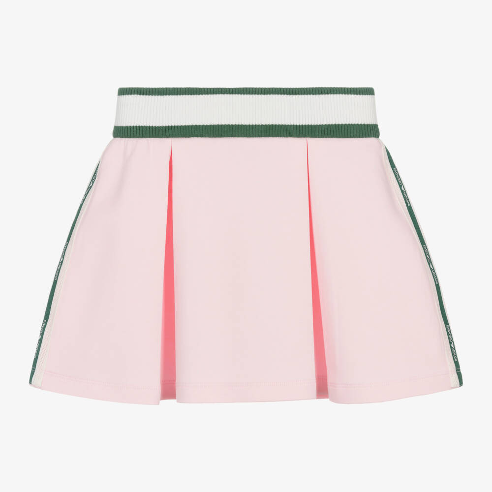 Emporio Armani-Спортивная юбка с розовой лентой для девочек | Childrensalon Outlet