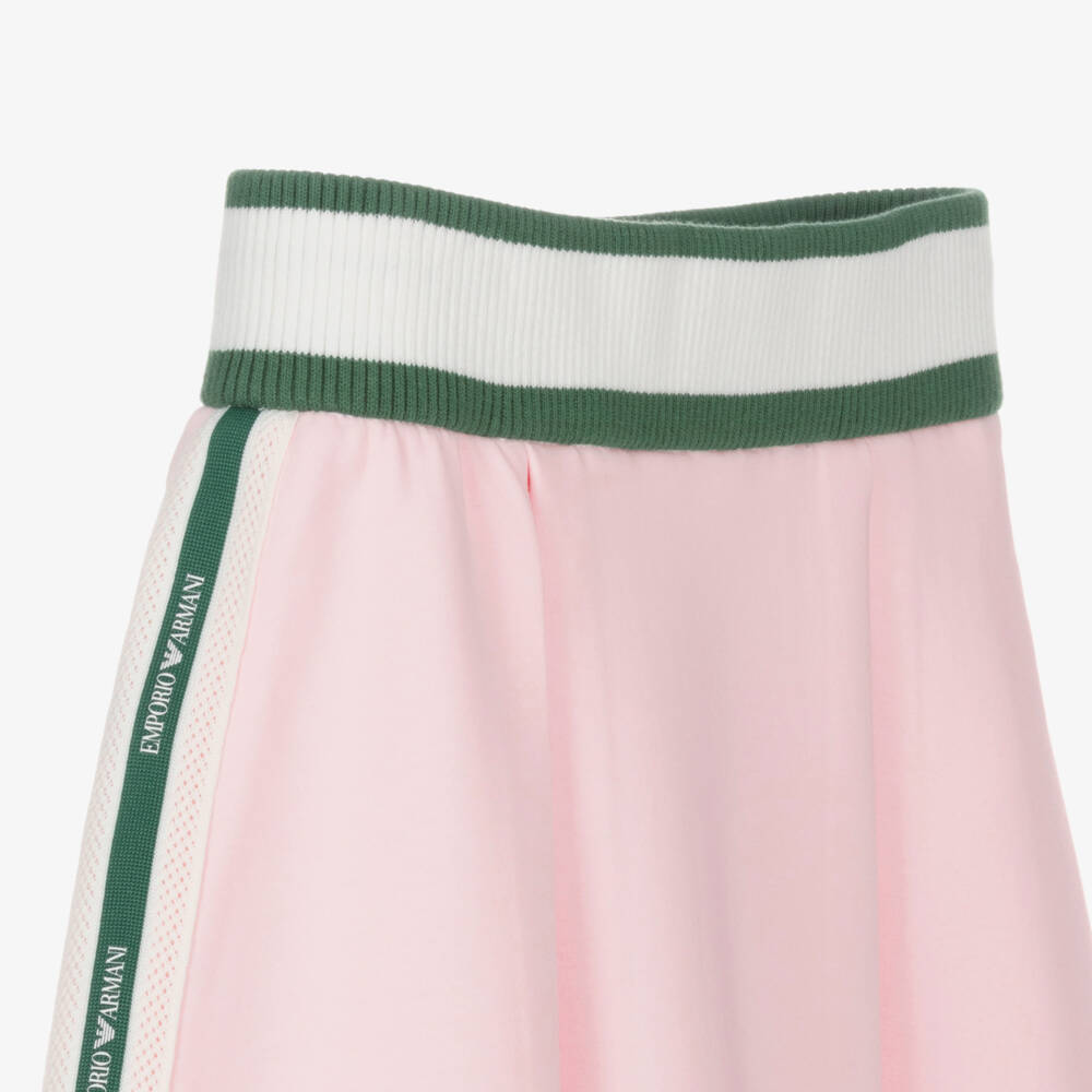 Emporio Armani-Спортивная юбка с розовой лентой для девочек | Childrensalon Outlet