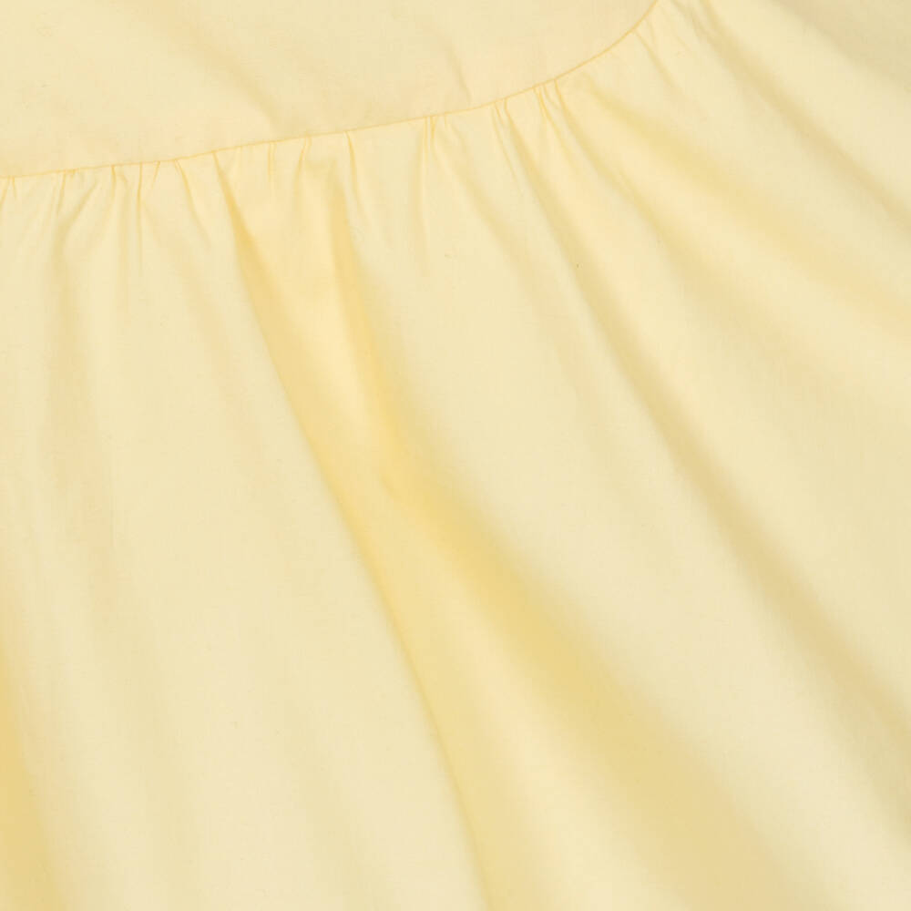 إمبوريو أرماني-فستان قميص قطني مشرق للبنات | Childrensalon Outlet