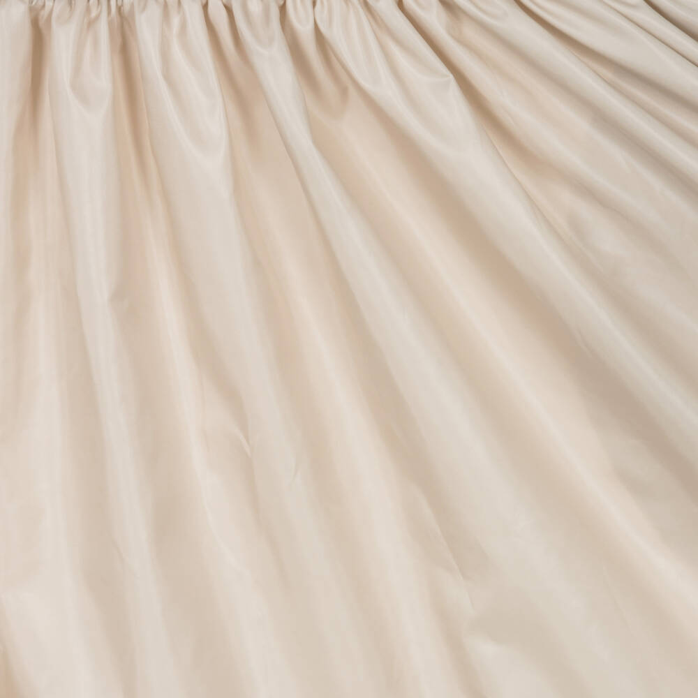 Emporio Armani-فستان بيج محبوك بنمط وافل للبنات | Childrensalon Outlet