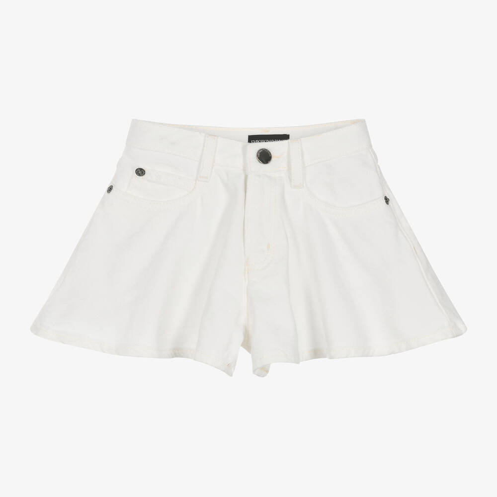 Girls white jean shorts cheap