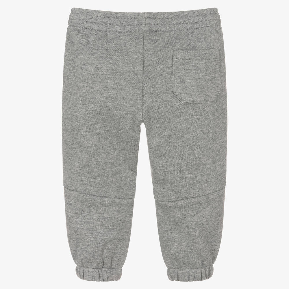 Emporio Armani-جوغرز قطن لون رمادي مونس للأطفال | Childrensalon Outlet