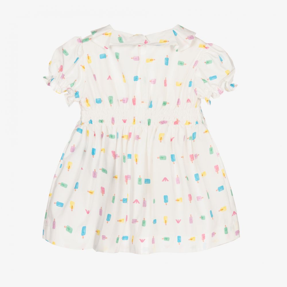 Emporio Armani-Кремовое платье с мороженым и трусики | Childrensalon Outlet