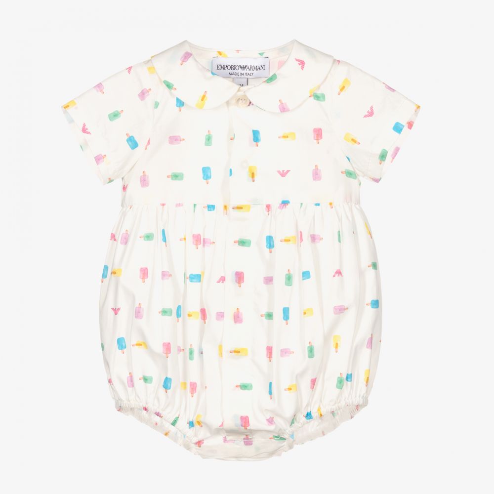 Emporio Armani - Elfenbeinfarbener Eiscreme-Spieler | Childrensalon