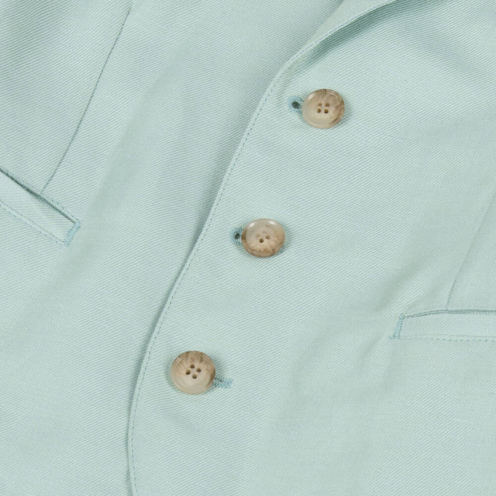 Emporio Armani-Mint Green Linen Blazer | Childrensalon Outlet