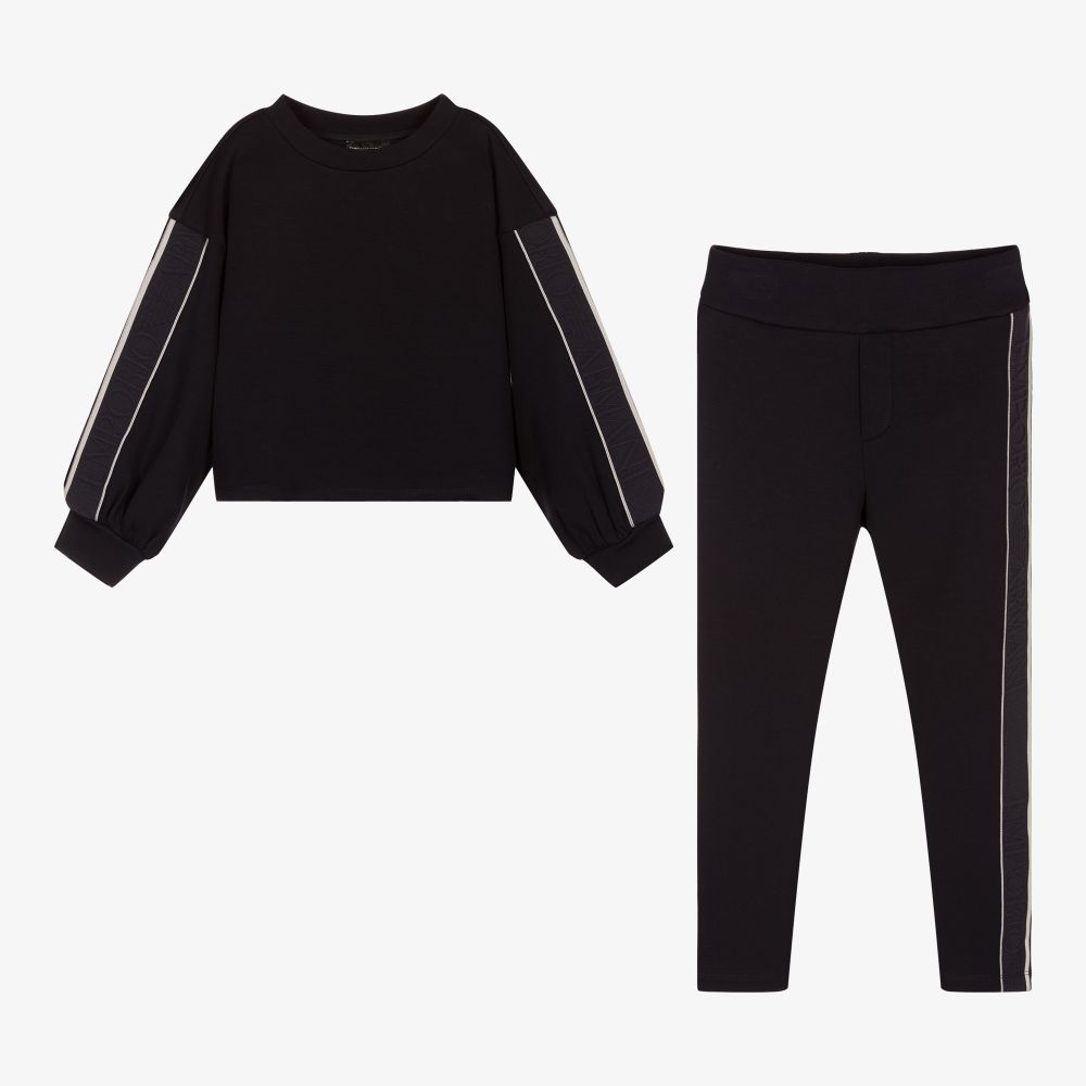 Emporio Armani-Синий спортивный костюм | Childrensalon Outlet