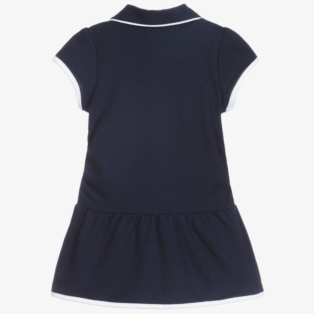 Emporio Armani-Navy Blue Polo Dress | Childrensalon Outlet