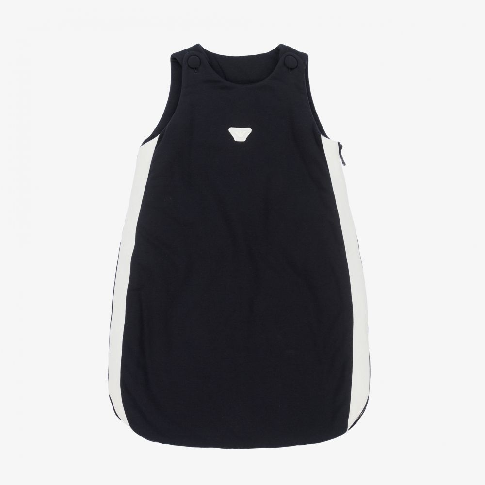 Emporio Armani-Navy Blue Sleeping Bag (60cm) | Childrensalon Outlet