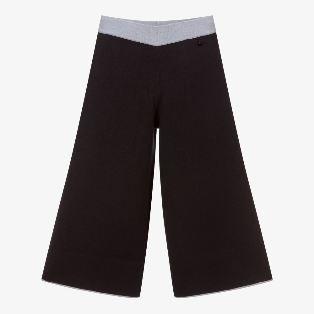 Emporio Armani - Pantalon large bleu marine | Childrensalon