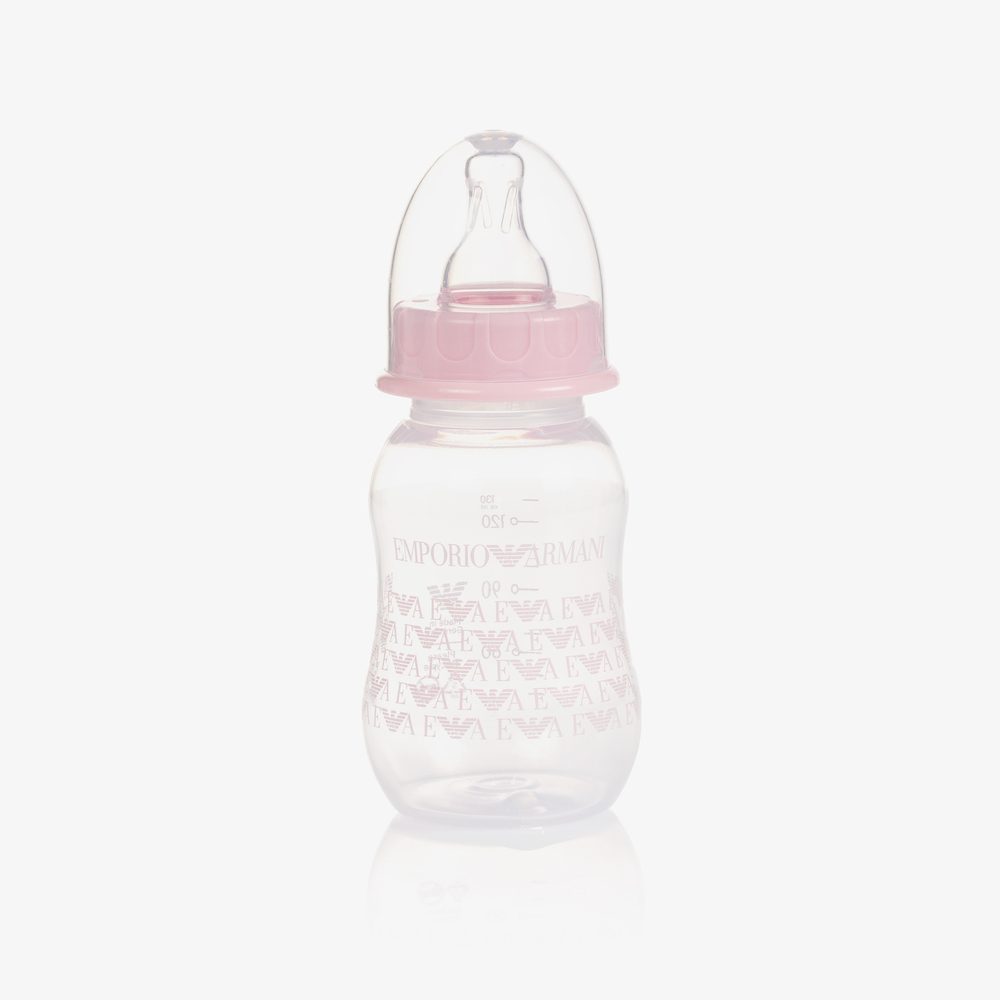 Emporio Armani - Розовая бутылочка для кормления (130мл) | Childrensalon