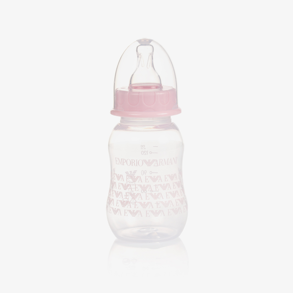Emporio Armani Pink Eagle Baby Bottle 130ml Childrensalon Outlet