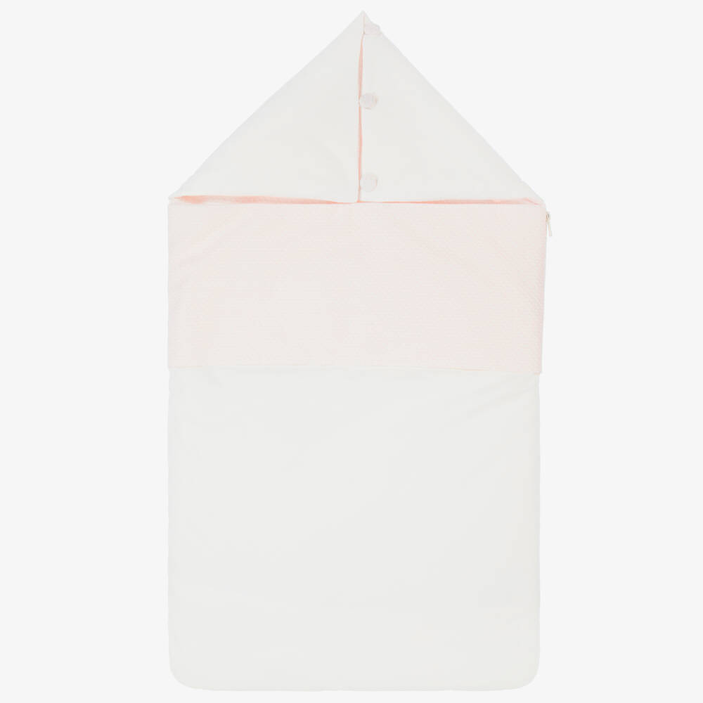 Emporio Armani-Pink Logo Nest (74cm) | Childrensalon Outlet