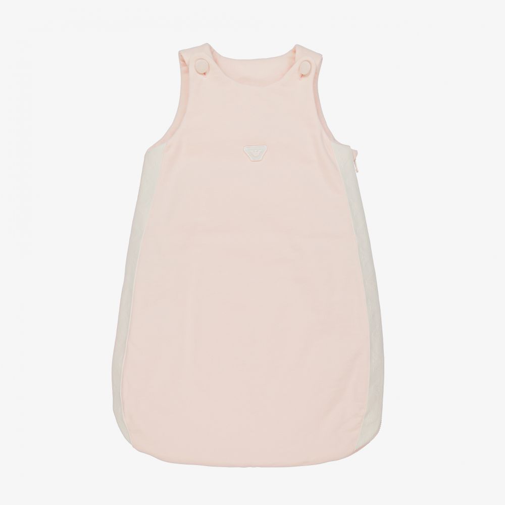 Emporio Armani-Pink Sleeping Bag (60cm) | Childrensalon Outlet