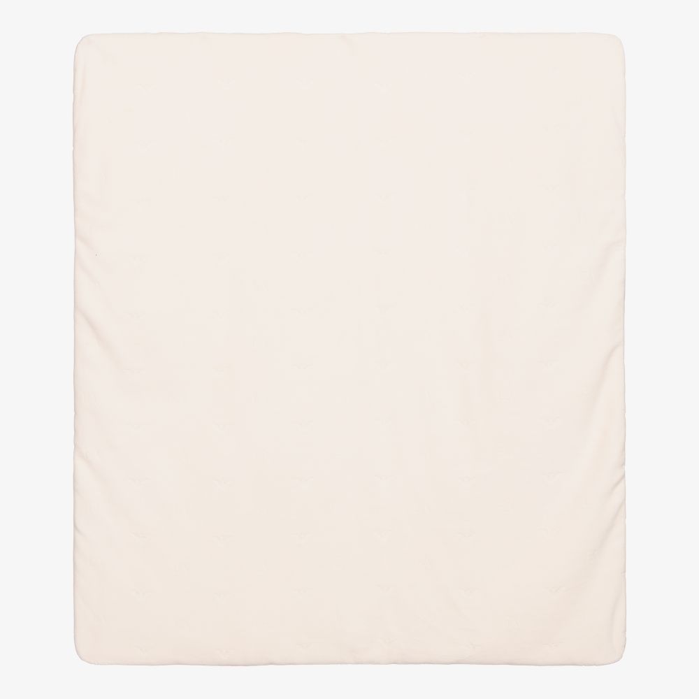 Emporio Armani - Розовое велюровое одеяло (76см) | Childrensalon