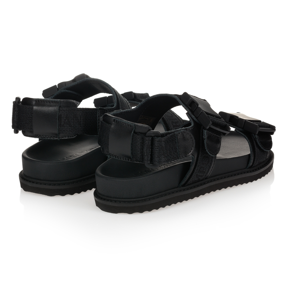 Emporio Armani-Черные сандалии для подростков | Childrensalon Outlet