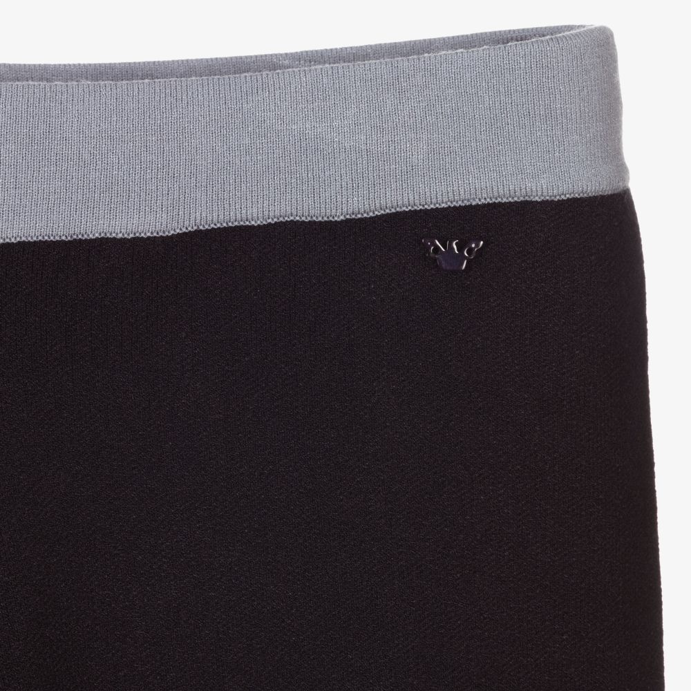 Emporio Armani-Teen Blue Wide Leg Trousers | Childrensalon Outlet