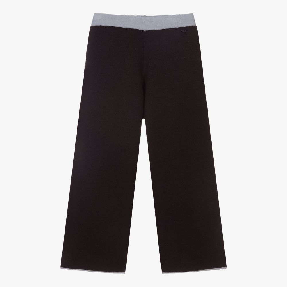 Emporio Armani - Blaue Teen Hose mit weitem Bein | Childrensalon