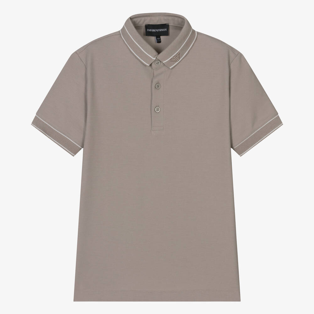 Boys armani polo shirt on sale
