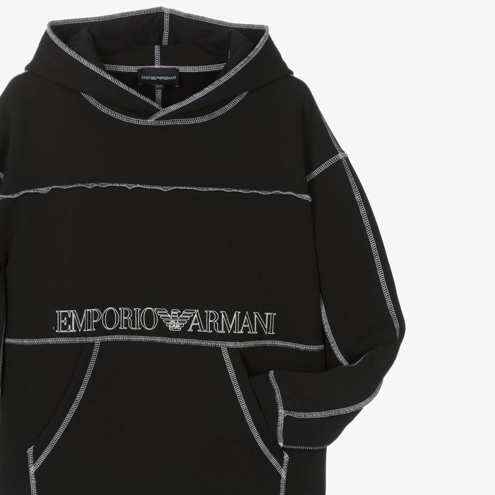 Boys armani hoody online