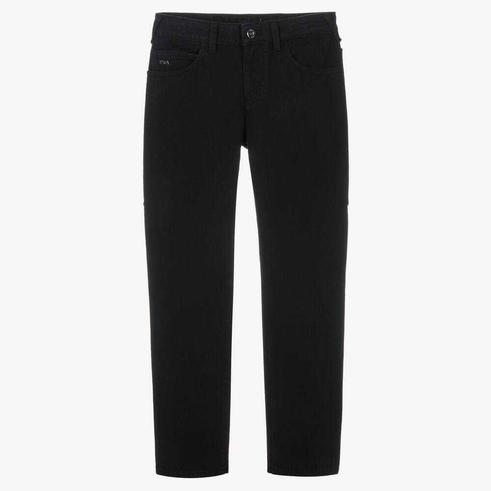 Emporio Armani - Schwarze Teen Denim-Jeans (J) | Childrensalon