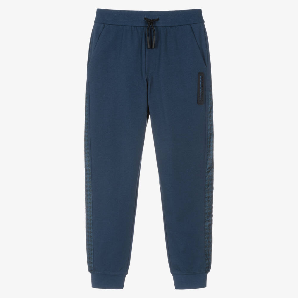 Emporio Armani - Blaue Teen Baumwoll-Jogginghose | Childrensalon