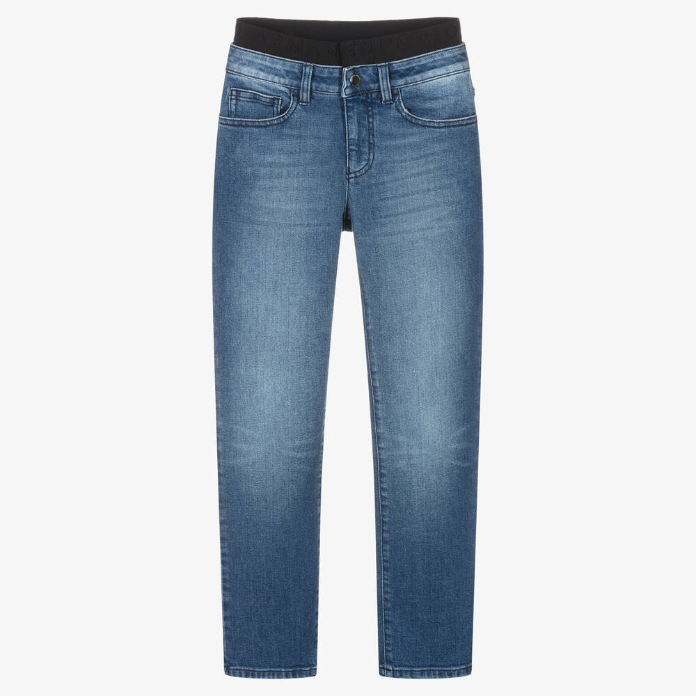 Emporio Armani - Blaue Teen Denim-Jeans für Jungen | Childrensalon