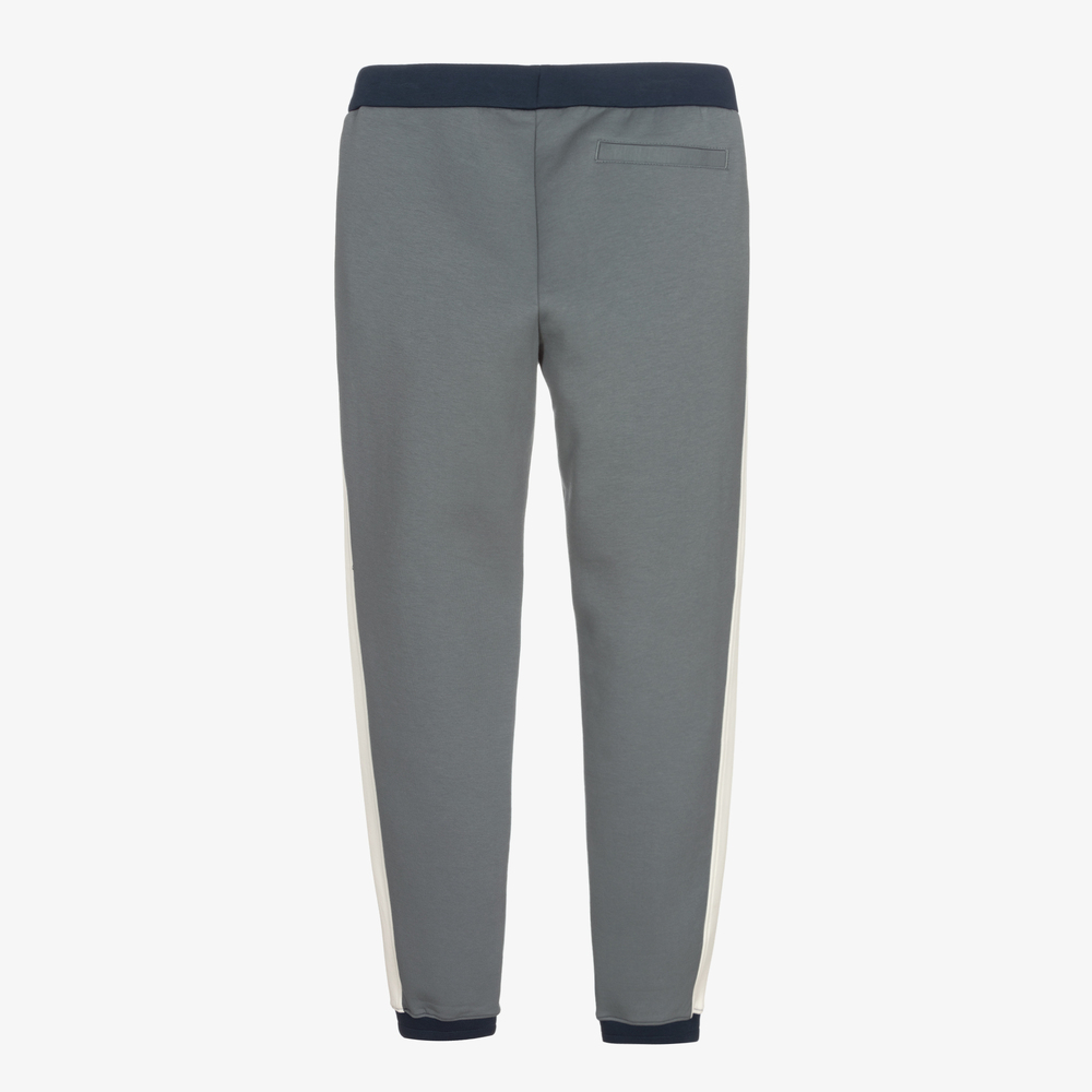 Emporio Armani-Teen Boys Blue Logo Joggers | Childrensalon Outlet