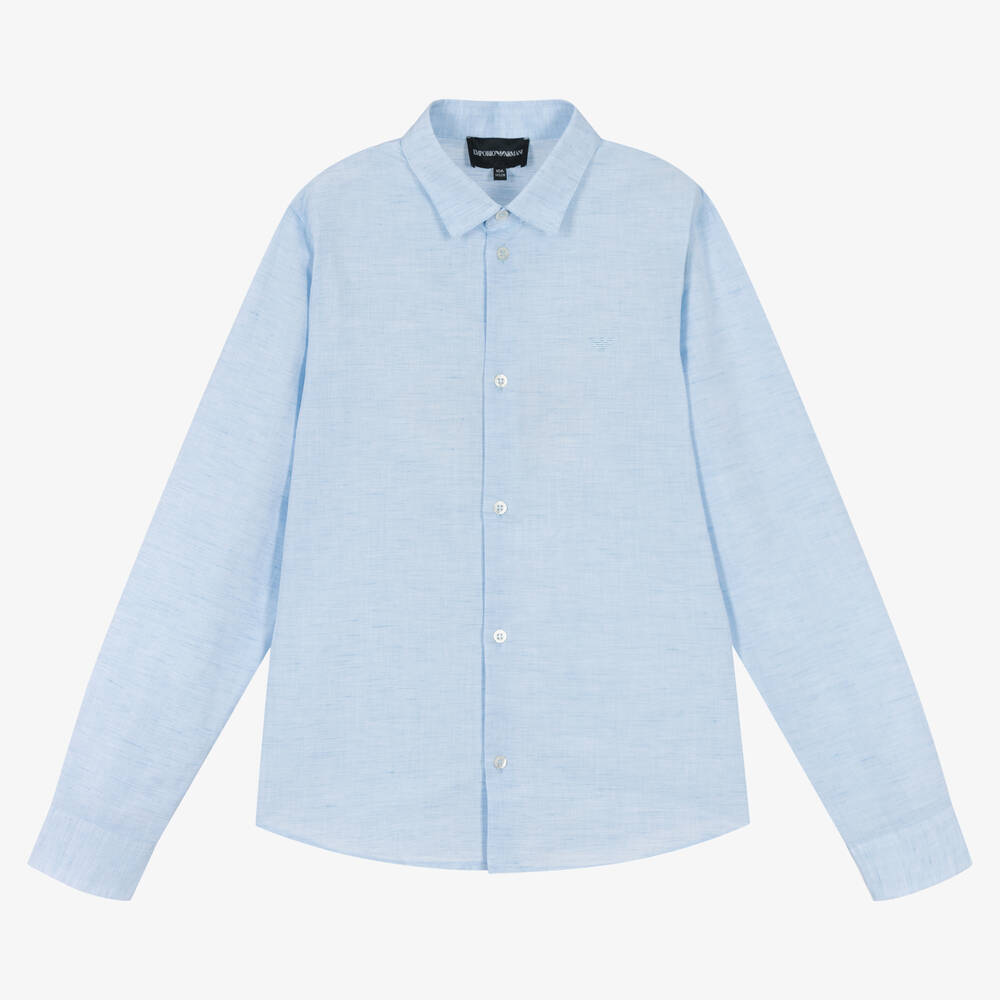 Emporio armani on sale linen shirt
