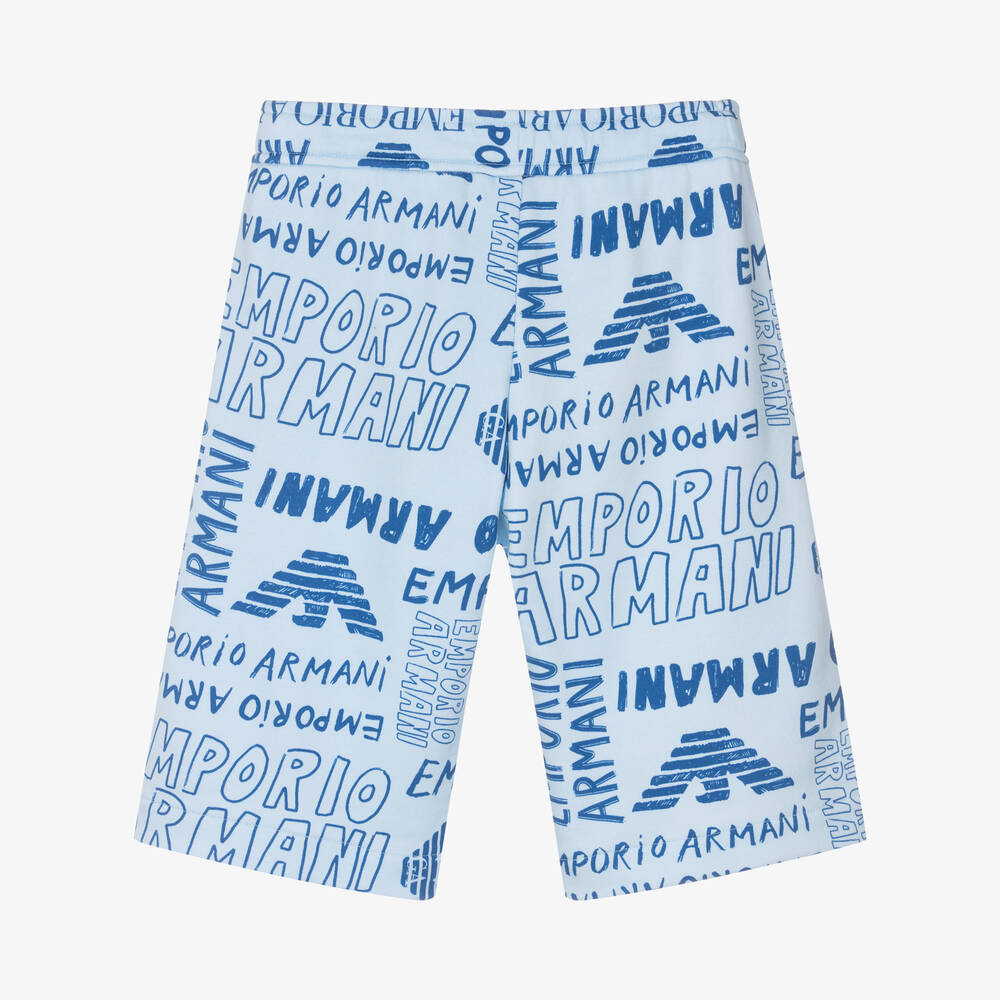 Emporio Armani-Голубые шорты для подростков | Childrensalon Outlet