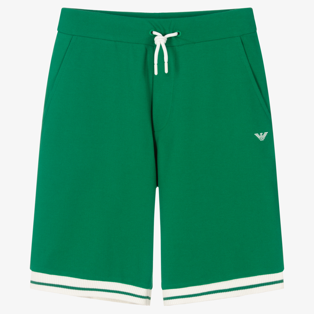 Emporio Armani - Grüne Teen Shorts für Jungen | Childrensalon