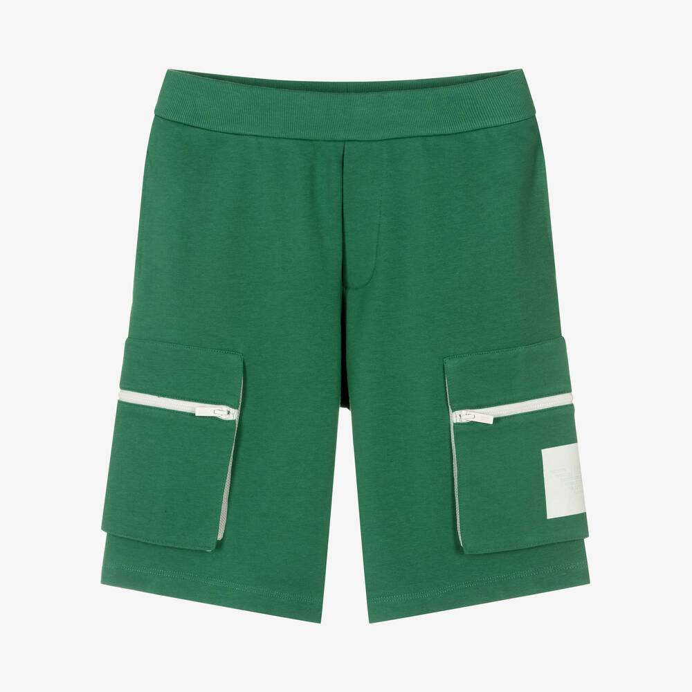 Emporio Armani - Зеленые шорты для подростков | Childrensalon