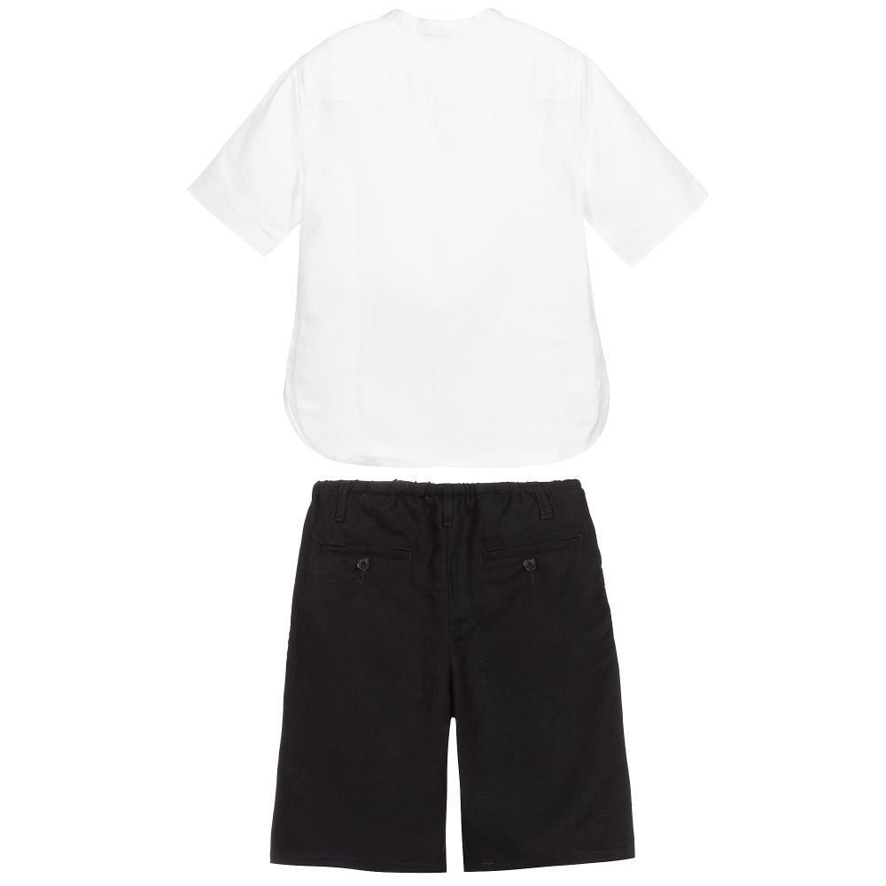 armani shorts set