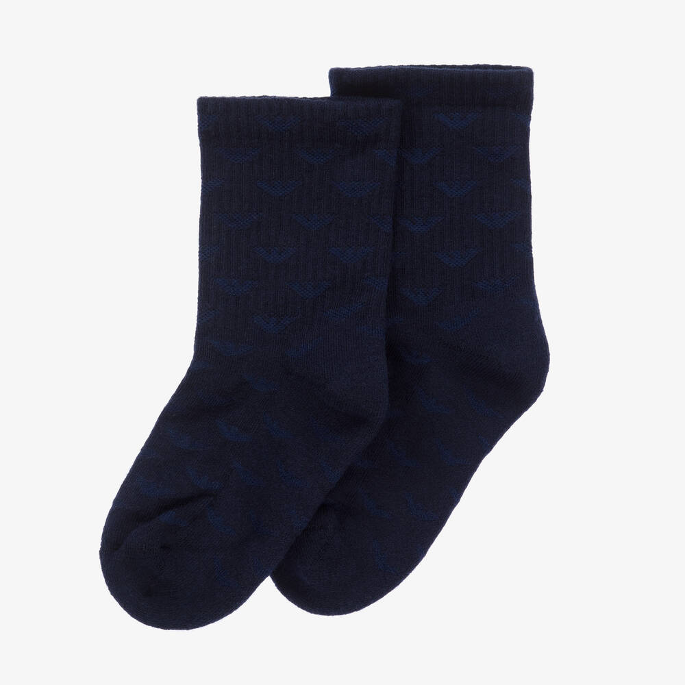 Boys navy hot sale blue socks