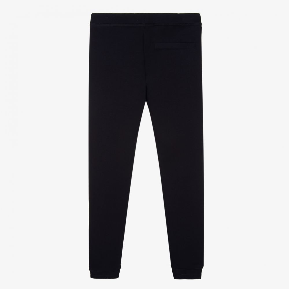 Emporio Armani-Teen Boys Navy Blue Joggers | Childrensalon Outlet