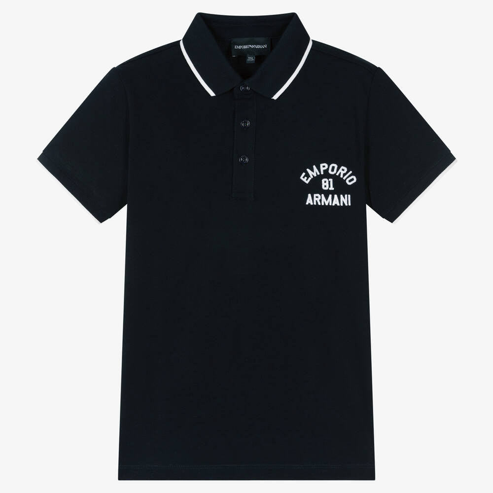 Emporio Armani - Navyblaues Teen Poloshirt | Childrensalon