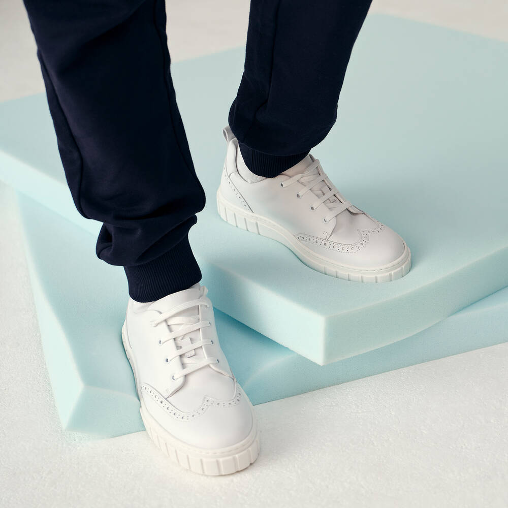 White brogue trainers clearance