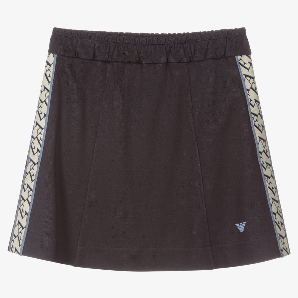 Emporio Armani - Teen Girls Blue Logo Skirt | Childrensalon