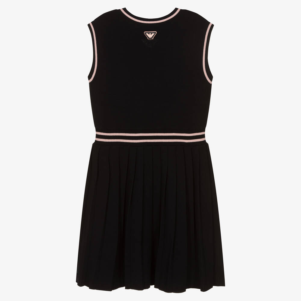 Emporio Armani-Синее спортивное платье для девочек-подростков | Childrensalon Outlet