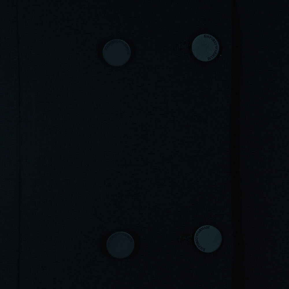 Emporio Armani-Синее платье из вискозы для девочек-подростков | Childrensalon Outlet