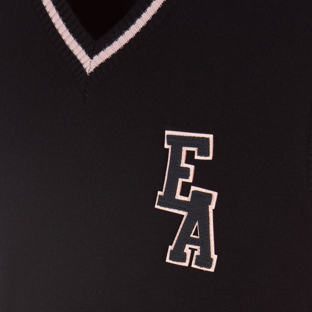 Emporio Armani-Teen Girls Navy Blue Dress | Childrensalon Outlet